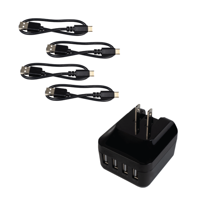 [228-8808] USB Charging Bundle (4-port, 48W, Global)